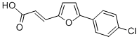 3-(5-(4-CHLOROPHENYL)FURAN-2-YL)ACRYLIC& CAS#: 58110-37-5