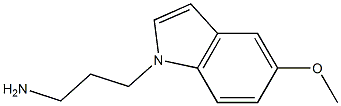 3-(5-Methoxy-1H-indol-1-yl)propan-1-aMine CAS#: 46397-97-1