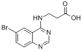 3-(6-Bromo-quinazolin-4-ylamino)-propionic acid CAS#: 446829-14-7