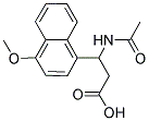 3-(ACETYLAMINO)-3-(4-METHOXY-1-NAPHTHYL)PROPANOIC ACID CAS#: 491614-03-0