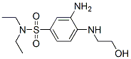 3-AMINO-N,N-DIETHYL-4-[(2-HYDROXYETHYL)AMINO]BENZENESULFONAMIDE CAS#: 49804-34-4