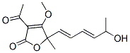 3-Acetyl-5-(5-hydroxy-1,3-hexadienyl)-4-methoxy-5-methylfuran-2(5H)-one CAS#: 58785-76-5