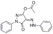 3-(Acetyloxy)-1-phenyl-4-(2-phenylhydrazono)-1H-pyrazole-5-one CAS#: 51471-67-1