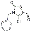 3-BENZYL-4-CHLORO-2-OXO-2,3-DIHYDRO-1,3-THIAZOLE-5-CARBALDEHYDE CAS#: 497082-20-9