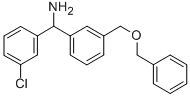 (3-((BENZYLOXY)METHYL)PHENYL)(3-CHLOROPHENYL) METHANAMINE CAS#: 440105-55-5