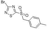 3-BROMO-5-(4-METHYLBENZYLSULFONYL)-1,2,4-THIADIAZOLE CAS#: 494763-25-6