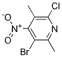 3-Bromo-6-chloro-2,5-dimethyl-4-nitropyridine ,97% CAS#: 415907-79-8