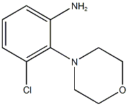 3-CHLORO-2-MORPHOLIN-4-YLANILINE CAS#: 58785-07-2