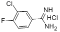 3-CHLORO-4-FLUORO-BENZAMIDINE HYDROCHLORIDE CAS#: 477844-52-3