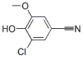 3-CHLORO-4-HYDROXY-5-METHOXYBENZONITRILE CAS#: 5485-88-1