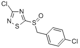 3-CHLORO-5-(4-CHLOROBENZYLSULFINYL)-1,2,4-THIADIAZOLE CAS#: 486997-65-3