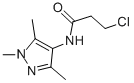 3-CHLORO-N-(1,3,5-TRIMETHYL-1H-PYRAZOL-4-YL)-PROPIONAMIDE CAS#: 435341-85-8