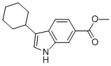 3-CYCLOHEXYL-1H-INDOLE-6-CARBOXYLIC ACID METHYL ESTER CAS#: 494799-18-7