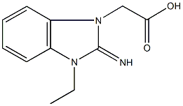 (3-ETHYL-2-IMINO-2,3-DIHYDRO-BENZOIMIDAZOL-1-YL)-ACETIC ACID CAS#: 462068-66-2