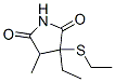 3-Ethyl-3-(ethylthio)-4-methyl-2,5-pyrrolidinedione CAS#: 54124-18-4