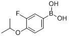 3-FLUORO-4-ISOPROPOXYPHENYLBORONIC ACID CAS#: 480438-54-8
