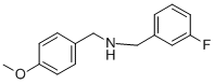 (3-FLUORO-BENZYL)-(4-METHOXY-BENZYL)-AMINE CAS#: 418792-57-1
