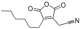 3-Furanacetonitrile, 4-hexyl-2,5-dihydro-2,5-dioxo- (9CI) CAS#: 586978-92-9
