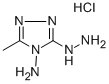 3-HYDRAZINO-5-METHYL-4H-1,2,4-TRIAZOL-4-YLAMINE HYDROCHLORIDE CAS#: 59545-76-5