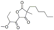 3-Hexyl-5-(2-methoxy-1-oxobutyl)-3-methyl-2,4(3H,5H)-furandione CAS#: 54934-68-8