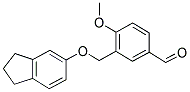 3-(INDAN-5-YLOXYMETHYL)-4-METHOXY-BENZALDEHYDE CAS#: 438531-13-6