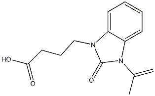 3-Isopropenyl-2-oxo-1-benzimidazolinebutyric Acid CAS#: 52099-78-2