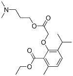 3-Isopropyl-6-methyl-2-(3-dimethylaminopropyloxycarbonylmethoxy)benzoic acid ethyl ester CAS#: 53251-82-4