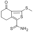3-(METHYLTHIO)-4-OXO-4,5,6,7-TETRAHYDRO-2-BENZOTHIOPHENE-1-CARBOTHIOAMIDE CAS#: 499771-14-1