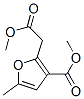 3-(Methoxycarbonyl)-5-methyl-2-furanacetic acid methyl ester CAS#: 6141-59-9