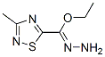 3-Methyl-1,2,4-thiadiazole-5-carbohydrazonic acid ethyl ester CAS#: 56247-55-3