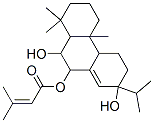 3-Methyl-2-butenoic acid 1,2,3,4,4a,4b,5,6,7,9,10,10a-dodecahydro-7,10-dihydroxy-1,1,4a-trimethyl-7-isopropylphenanthren-9-yl ester CAS#: 50816-26-7