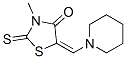3-Methyl-5-(piperidinomethylene)-2-thioxothiazolidin-4-one CAS#: 5199-12-2