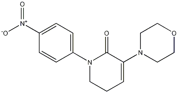 3-Morpholino-1-(4-nitrophenyl)-5,6-dihydropyridin-2(1H)-one CAS#: 503615-03-0