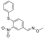 3-NITRO-4-(PHENYLSULFANYL)BENZENECARBALDEHYDE O-METHYLOXIME CAS#: 477852-23-6