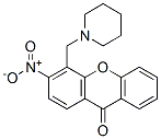 3-Nitro-4-(piperidinomethyl)-9H-xanthen-9-one CAS#: 43159-93-9