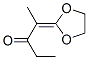 3-Pentanone, 2-(1,3-dioxolan-2-ylidene)- CAS#: 5418-50-8