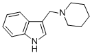 3-((Piperidin-1-yl)methyl)-1H-indole ,98% CAS#: 5355-42-0