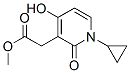 3-Pyridineacetic acid, 1-cyclopropyl-1,2-dihydro-4-hydroxy-2-oxo-, methyl ester (9CI) CAS#: 477864-47-4