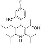3-Pyridinemethanol, 4-(4-fluoro-2-hydroxyphenyl)-a-methyl-2,6-bis(1-methylethyl)-5-propyl-, (aS,4S)- (9CI) CAS#: 503610-14-8