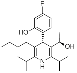 3-Pyridinemethanol, 5-butyl-4-(4-fluoro-2-hydroxyphenyl)-a-methyl-2,6-bis(1-methylethyl)-, (aR,4S)- (9CI) CAS#: 503610-08-0