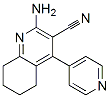 3-Quinolinecarbonitrile,2-amino-5,6,7,8-tetrahydro-4-(4-pyridinyl)-(9CI) CAS#: 577985-54-7