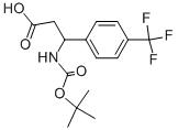 3-TERT-BUTOXYCARBONYLAMINO-3-(4-TRIFLUOROMETHYL-PHENYL)-PROPIONIC ACID CAS#: 477849-00-6