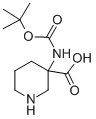 3-(TERT-BUTOXYCARBONYLAMINO)PIPERIDINE-3-CARBOXYLIC ACID CAS#: 436867-71-9