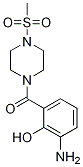 (3-aMino-2-hydroxyphenyl)(4-(Methylsulfonyl)piperazin-1-yl)Methanone CAS#: 473734-22-4