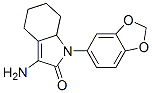 3-amino-1-(1,3-benzodioxol-5-yl)-1,4,5,6,7,7a-hexahydro-2H-indol-2-one CAS#: 52480-74-7