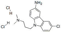 3-amino-6-chloro-N,N-dimethyl-9H-carbazole-9-propylamine dihydrochloride CAS#: 56244-06-5