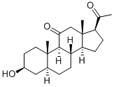 3-beta-hydroxy-5-alpha-pregnane-11,20-dione CAS#: 600-59-9