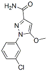 3-carbamoyl-1-(3-chlorophenyl)-5-methoxypyrazole CAS#: 54708-52-0