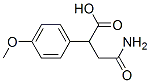 3-carbamoyl-2-(4-methoxyphenyl)propanoic acid CAS#: 5468-16-6