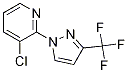 3-chloro-2-(3-(trifluoromethyl)-1H-pyrazol-1-yl)pyridine CAS#: 438450-38-5